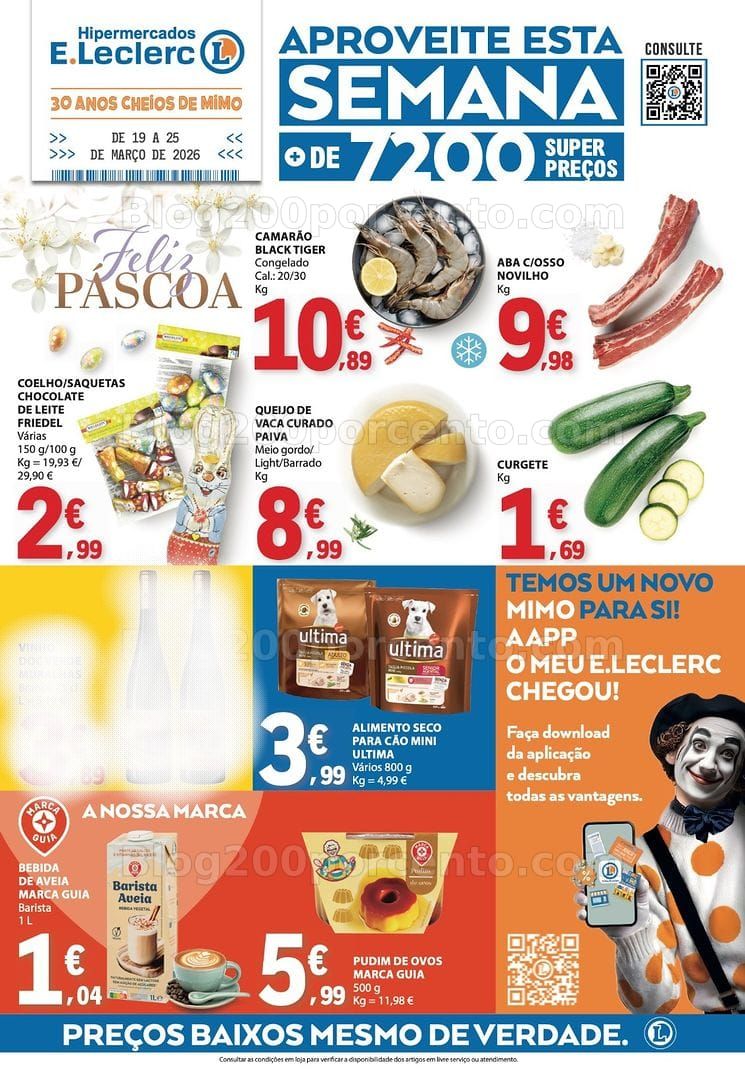 Antevisão Folheto E-LECLERC Promoções de 19 a 25 março